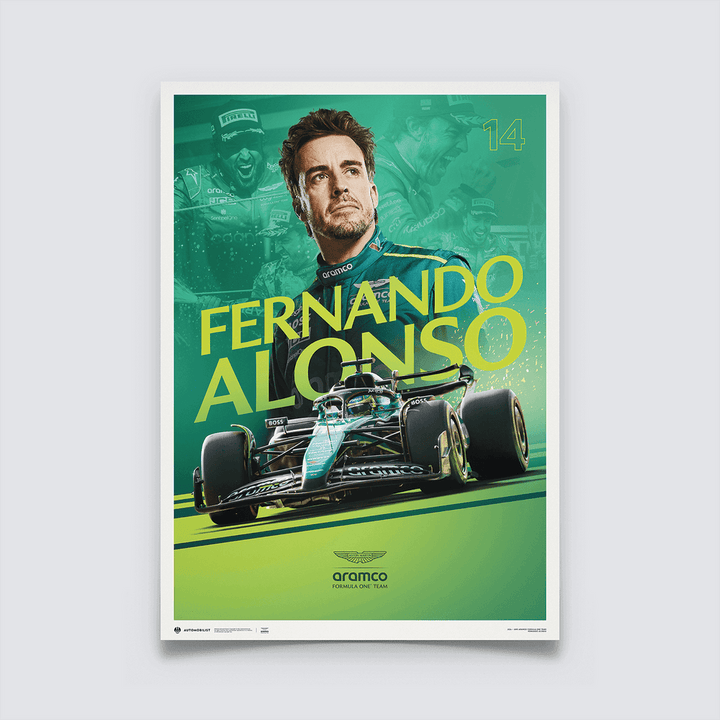 Aston Martin Aramco Formula One® Team - Fernando Alonso - 2024 Poster