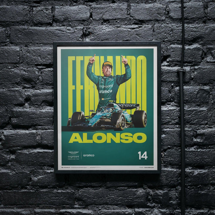 Aston Martin Aramco Cognizant Formula One™ Team - Fernando Alonso - 2023 Automobilist Poster