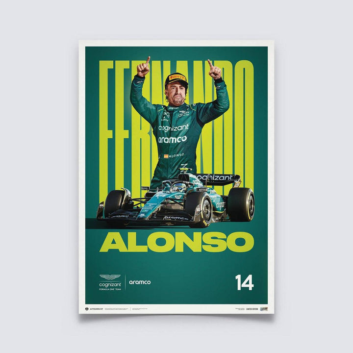 Aston Martin Aramco Cognizant Formula One™ Team - Fernando Alonso - 2023 Automobilist Poster