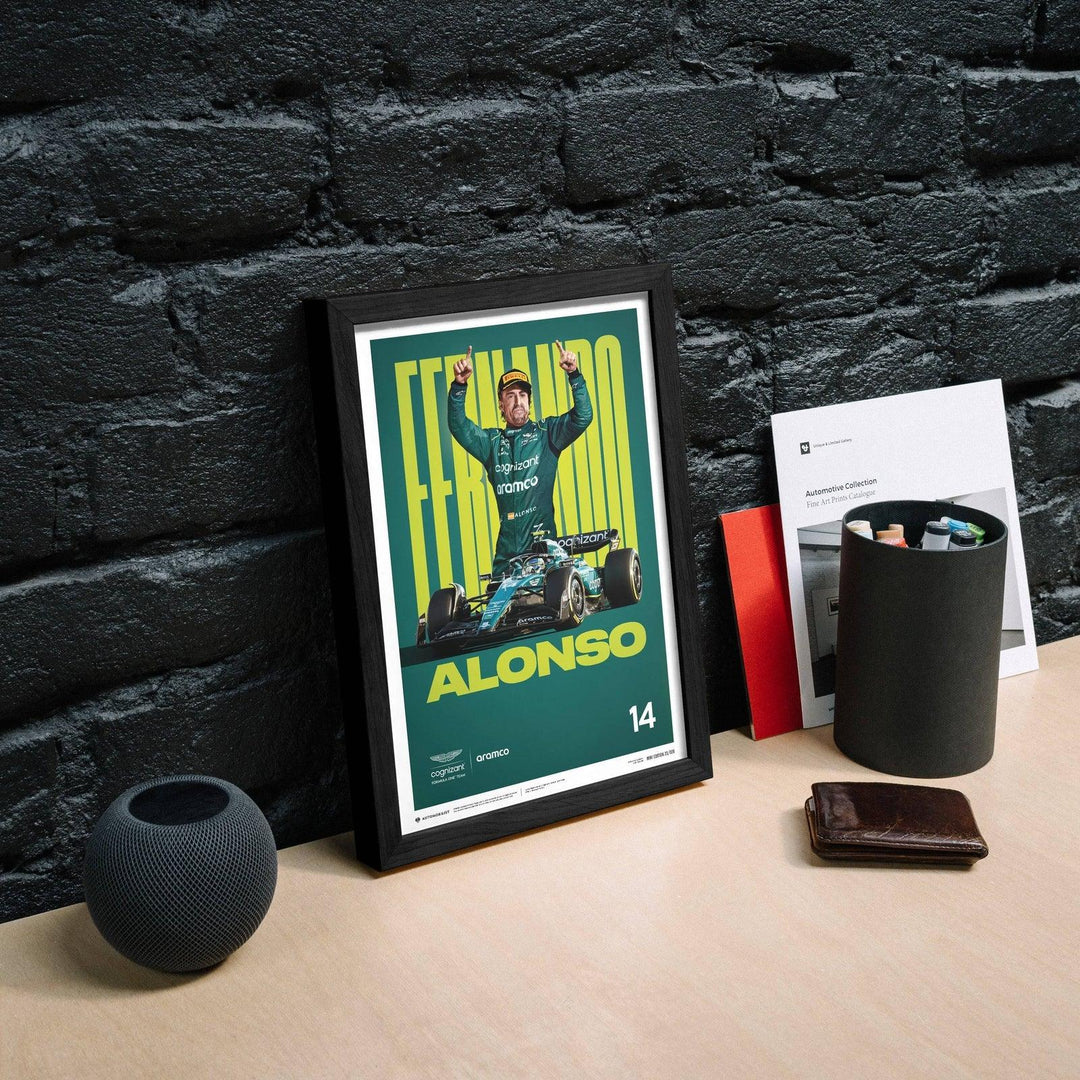 Aston Martin Aramco Cognizant Formula One™ Team - Fernando Alonso - 2023 Automobilist Poster