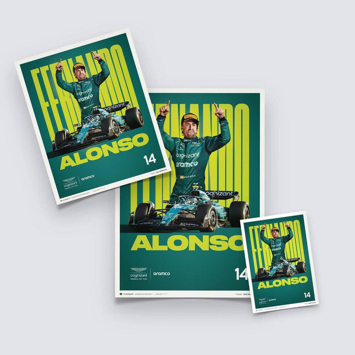 Aston Martin Aramco Cognizant Formula One™ Team - Fernando Alonso - 2023 Automobilist Poster