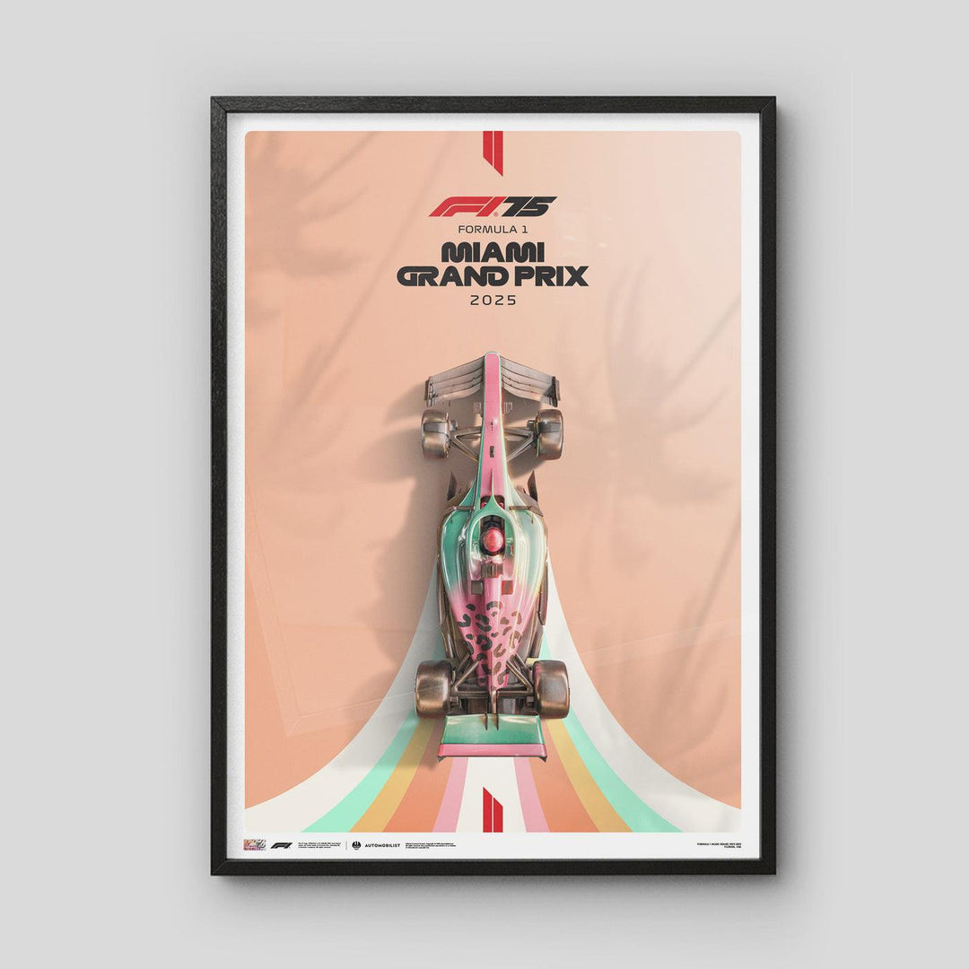 FORMULA 1 MIAMI GRAND PRIX 2025 | Official Event Automoilist Poster