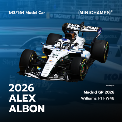 Alex Albon Williams FW48 Spanish GP 2026 - Minichamps Model Car