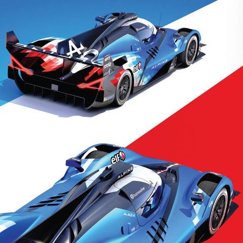 Alpine - A424 - 24 Heures du Mans - 2024 Poster