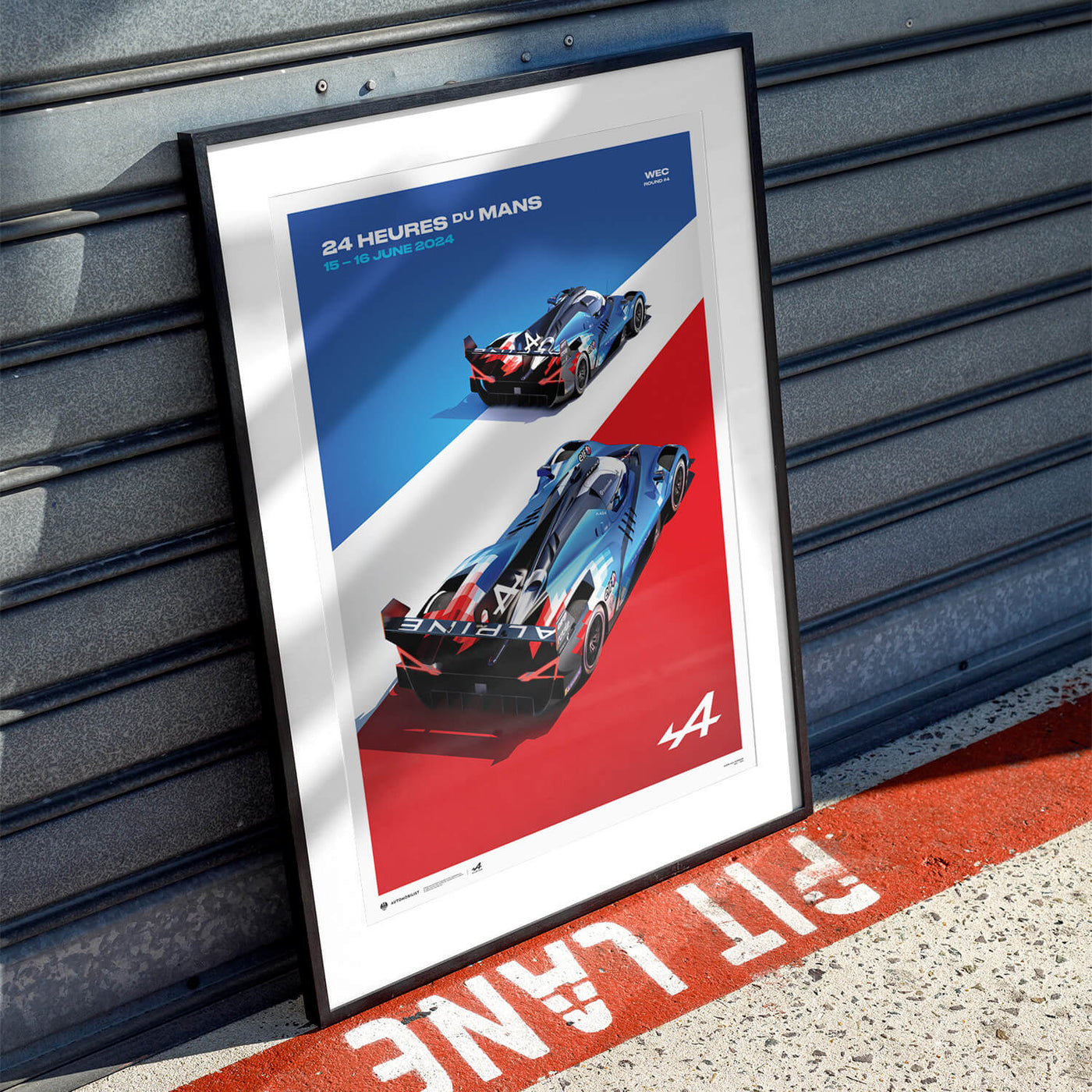 Alpine A424 24 Heures du Mans 2024 Poster Driven By