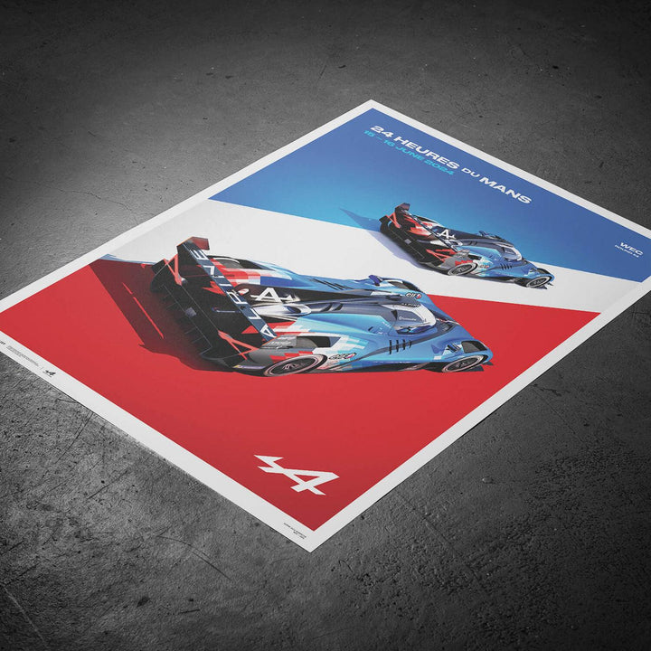 Alpine - A424 - 24 Heures du Mans - 2024 Poster