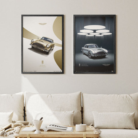 Aston Martin DB5 1964 Golden | Classic Car Series | Aston Martin Poster