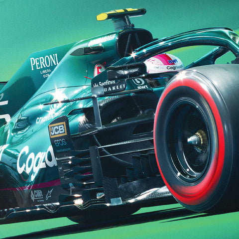 Aston Martin Cognizant Formula One™ Team - Sebastian Vettel - 2021 Automobilist Poster