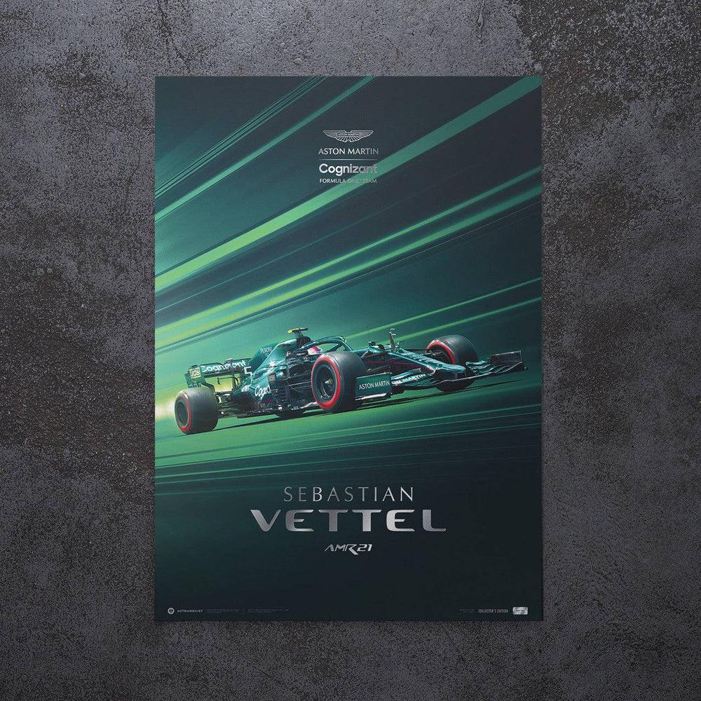 Aston Martin Cognizant Formula One™ Team - Sebastian Vettel - 2021 Automobilist Poster