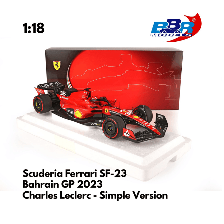 Ferrari SF-23 Bahrain GP 2023 - Charles Leclerc - 1:18 BBR Model Car