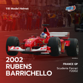 Rubens Barrichello - Scuderia Ferrari F2002 France GP 2002  Scale 1:18  - BBR Models