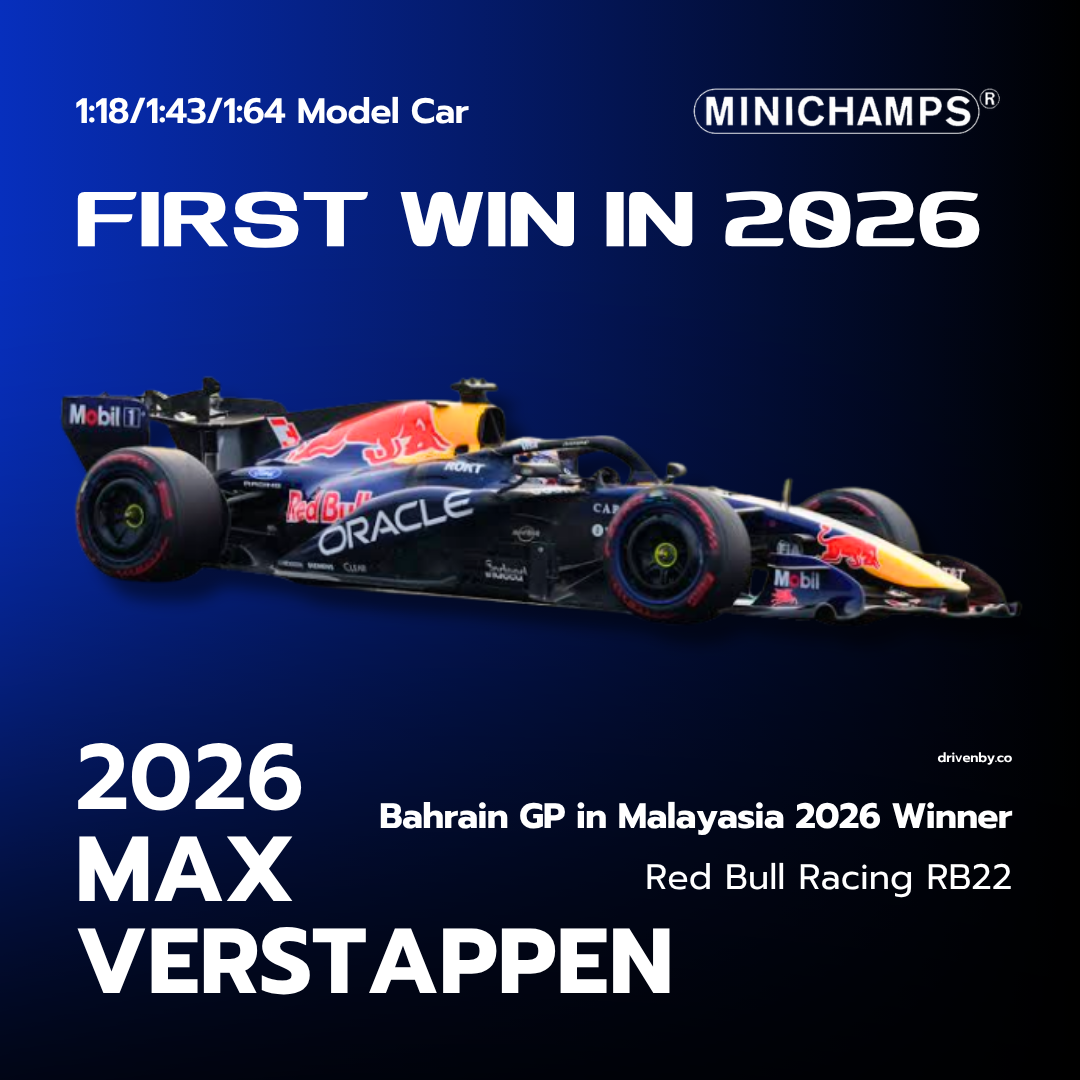 Max Verstappen Red Bull RB22 Winner Bahrain GP 2026 - Minichamps Model Car