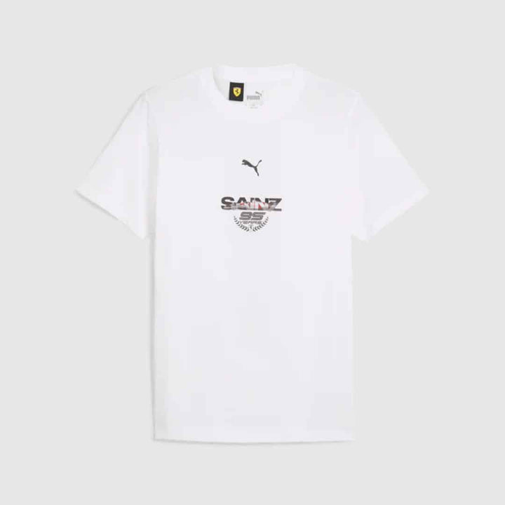 Scuderia Ferrari  2024 Carlos Sainz 95 Years T-Shirt (White)