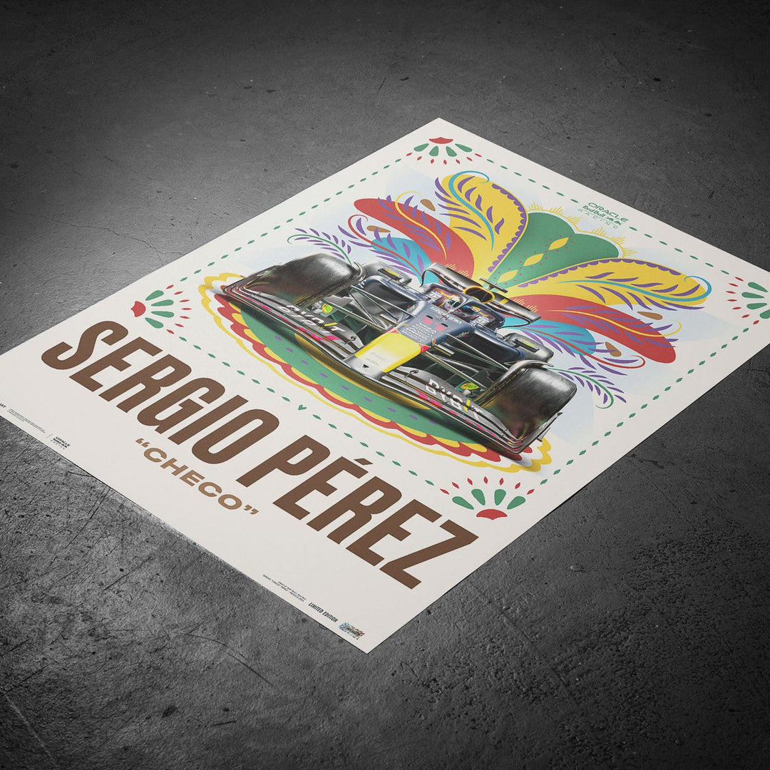 Oracle Red Bull Racing - Sergio "Checo" Pérez 2024 | Mexican Grand Prix Poster | Limited Poster