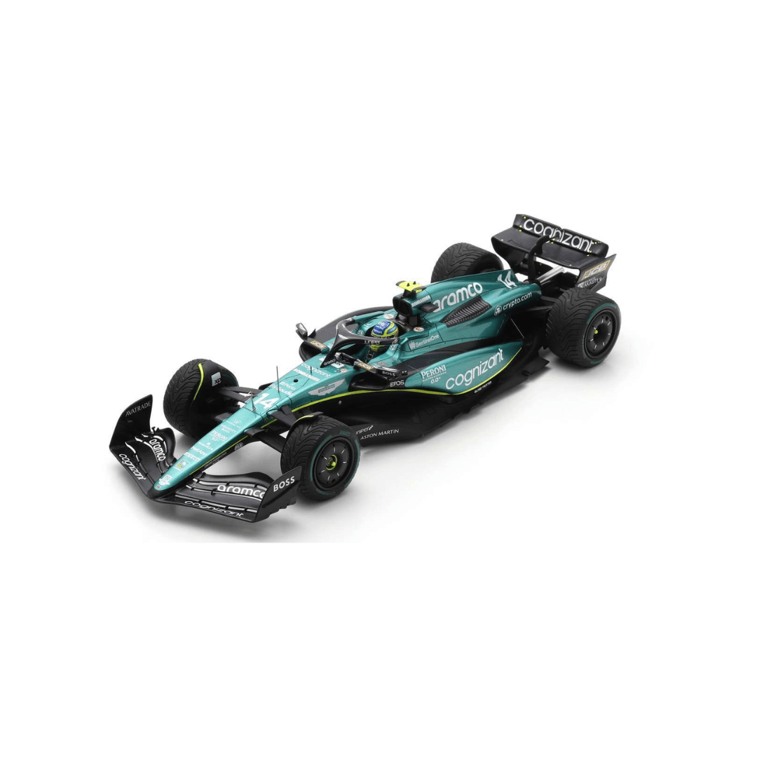 Fernando Alonso Aston Martin AMR23 n° 14 2ème GP Monaco 2023 F1 1/18 Spark Fernando Alonso Aston Martin AMR23 n° 14 2ème GP Monaco 2023 F1 1/18 Spark