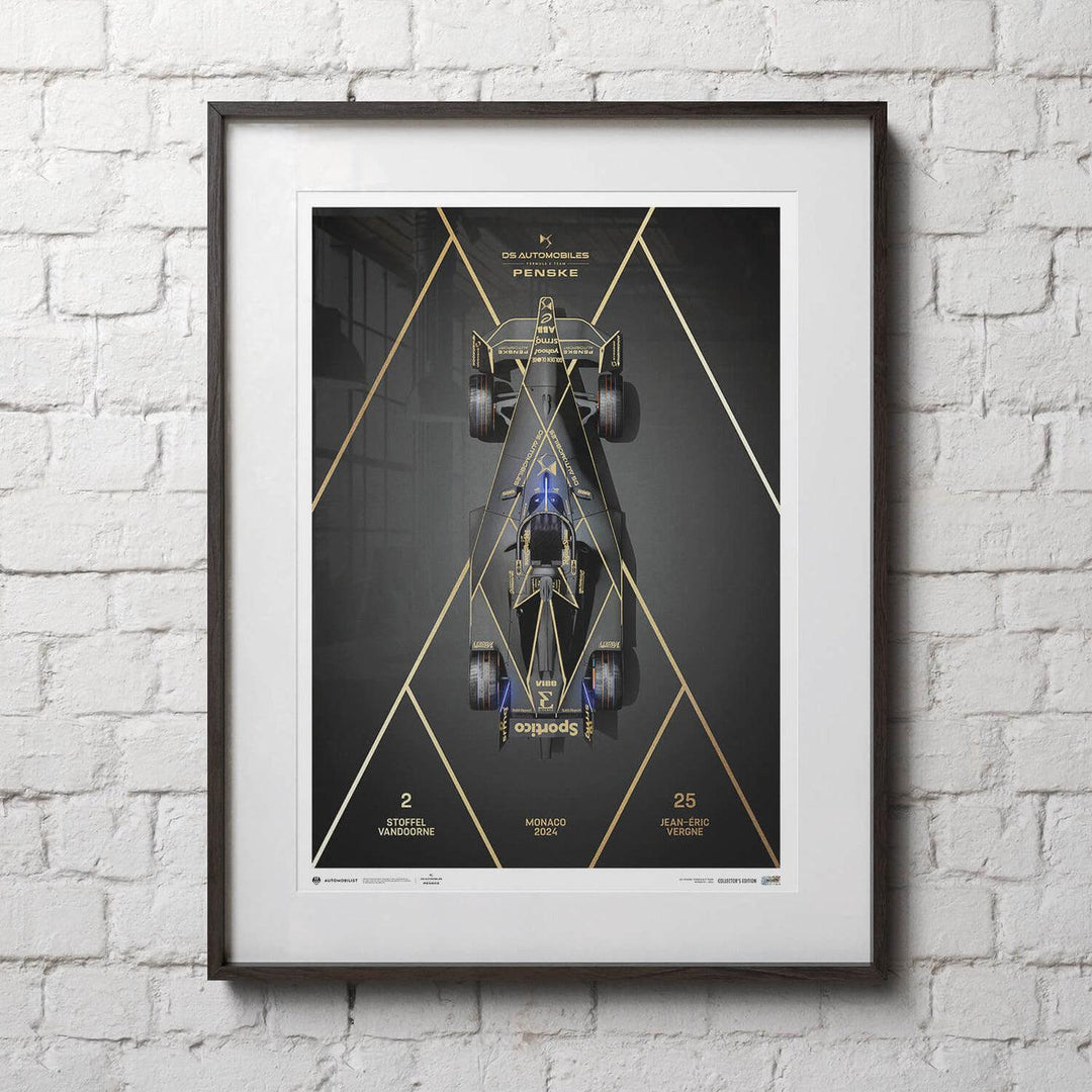 DS PENSKE - DS E-TENSE FE23 'Grand Gala' - Monaco E-Prix - 2024 Poster