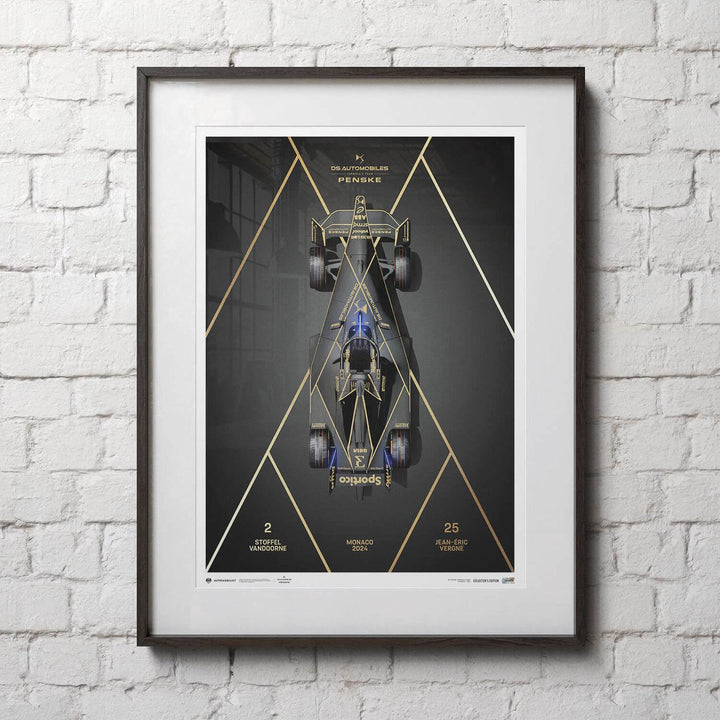 DS PENSKE - DS E-TENSE FE23 'Grand Gala' - Monaco E-Prix - 2024 Poster