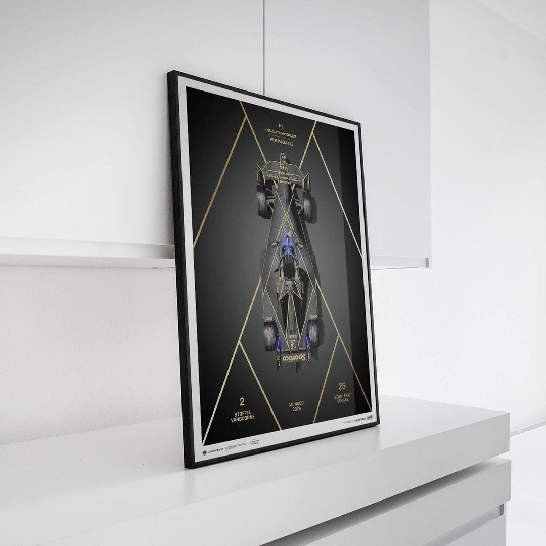 DS PENSKE - DS E-TENSE FE23 'Grand Gala' - Monaco E-Prix - 2024 Poster