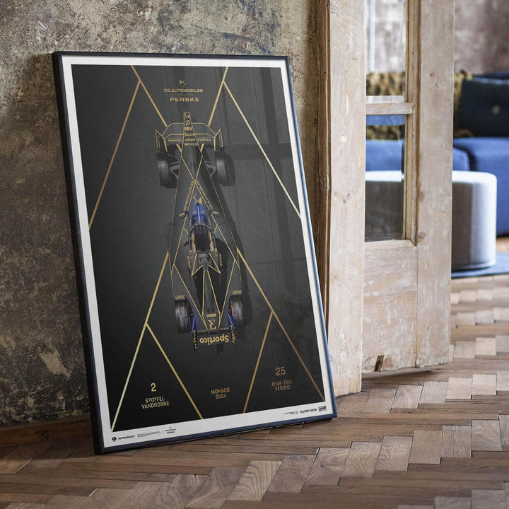 DS PENSKE - DS E-TENSE FE23 'Grand Gala' - Monaco E-Prix - 2024 Poster