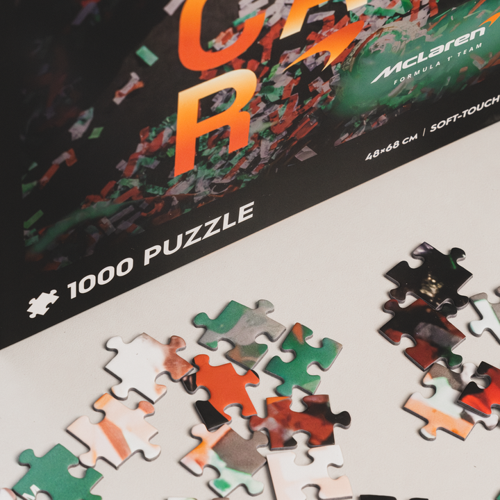 Oscar Piastri Puzzle 2024 Maiden Grand Prix Win Hungary 1000 pcs McLaren Formula 1 Team - Automobilist