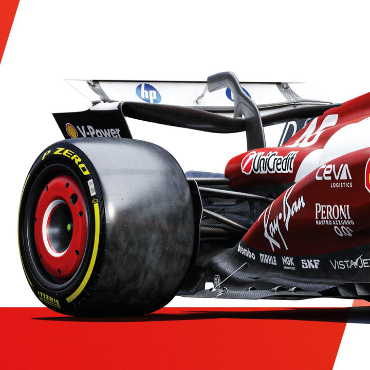 Charles Leclerc | Ferrari SF-25 | Homage to Monaco | Automobilist Poster