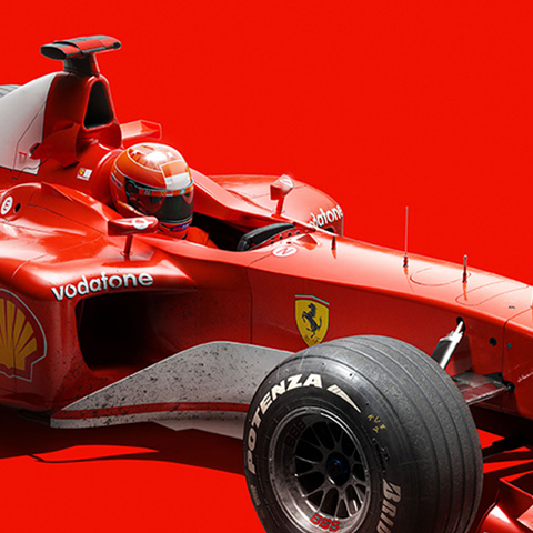 Ferrari F2002 - Michael Schumacher Suzuka GP 2002 | Automobilist Poster