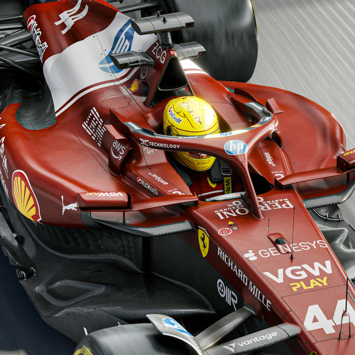 Lewis Hamilton | Ferrari SF-25 | Silverstone 2025 Automobilist Poster