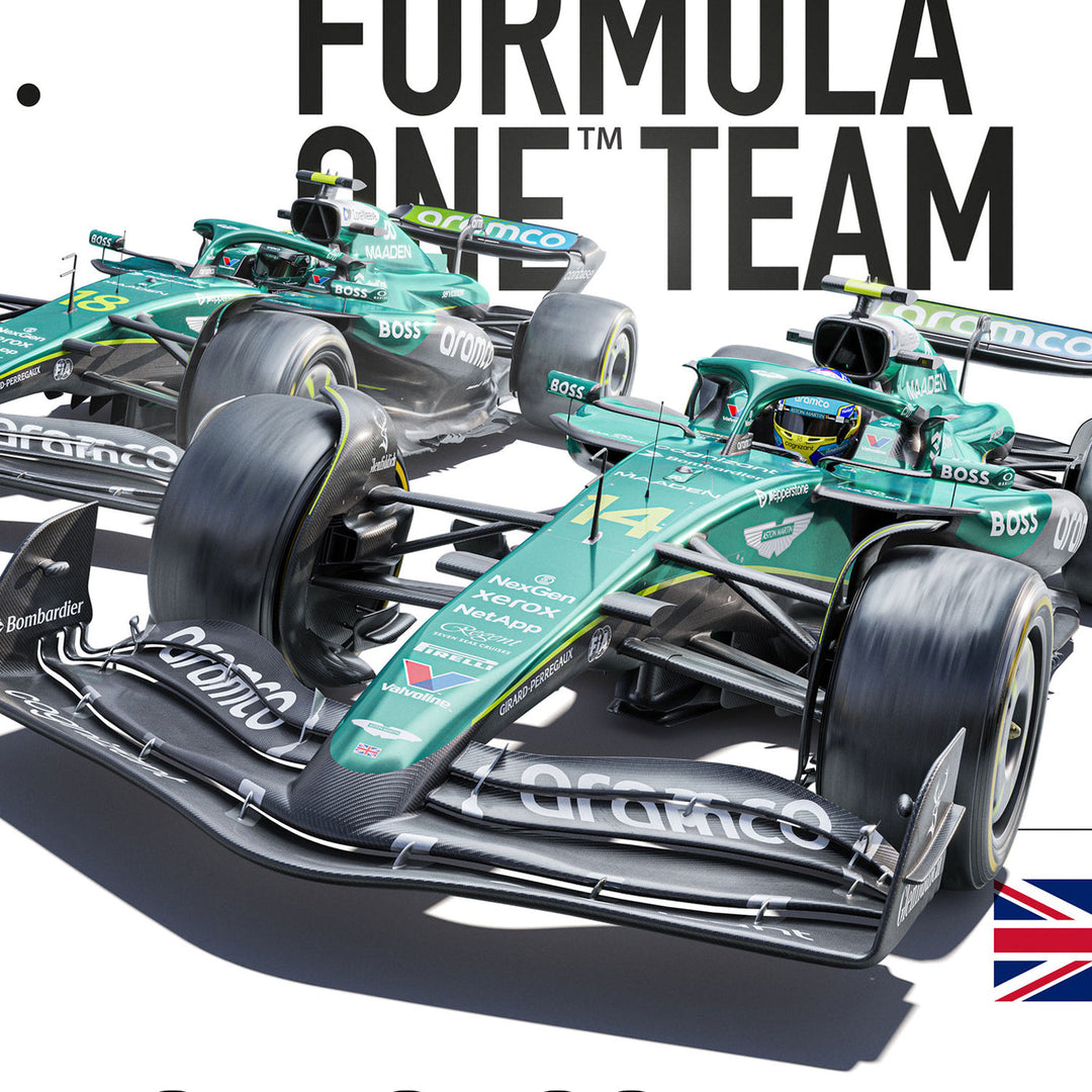 Aston Martin Aramco Formula One™ Team – Silverstone 2025 | Official Automobilist Poster