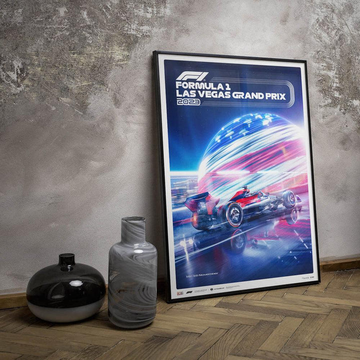 Formula 1 - Las Vegas Grand Prix - City of Lights - 2023 Automobilist Poster