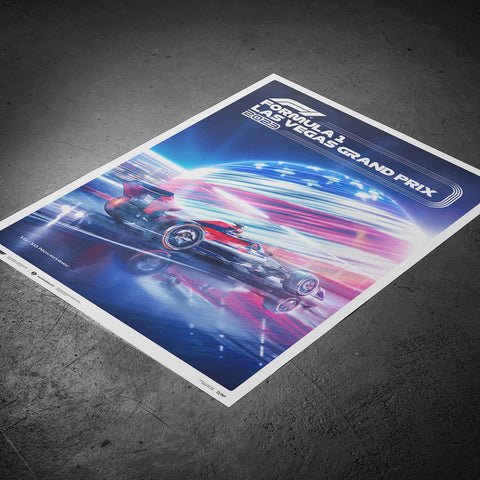 Formula 1 - Las Vegas Grand Prix - City of Lights - 2023 Automobilist Poster