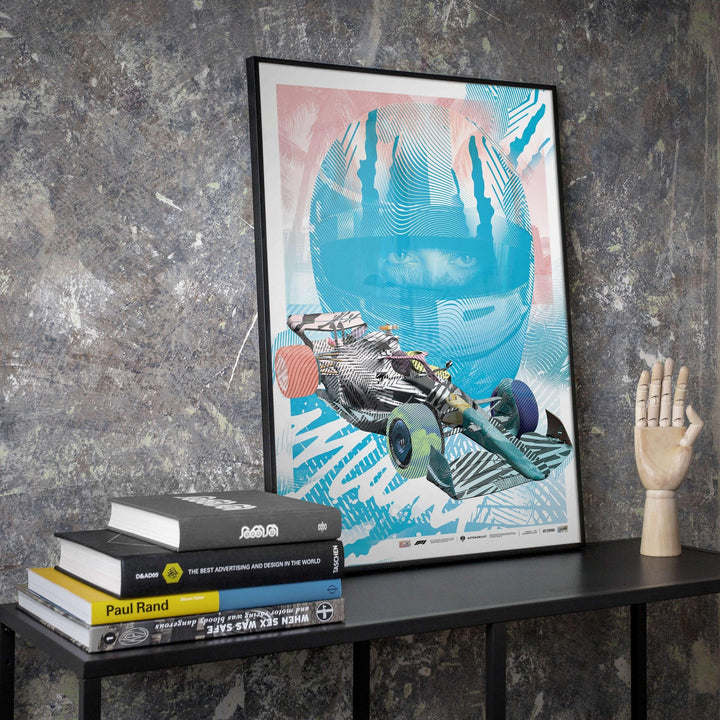 Formula 1® Print Store Artist Series - Miami Edition - 2ALAS - Blue Poster