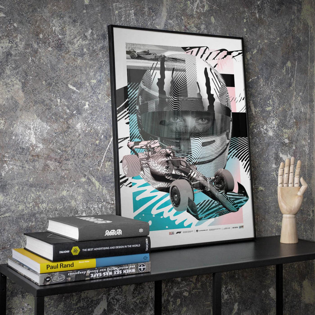 Formula 1® Print Store Artist Series - Miami Edition - 2ALAS Poster - Black Poster