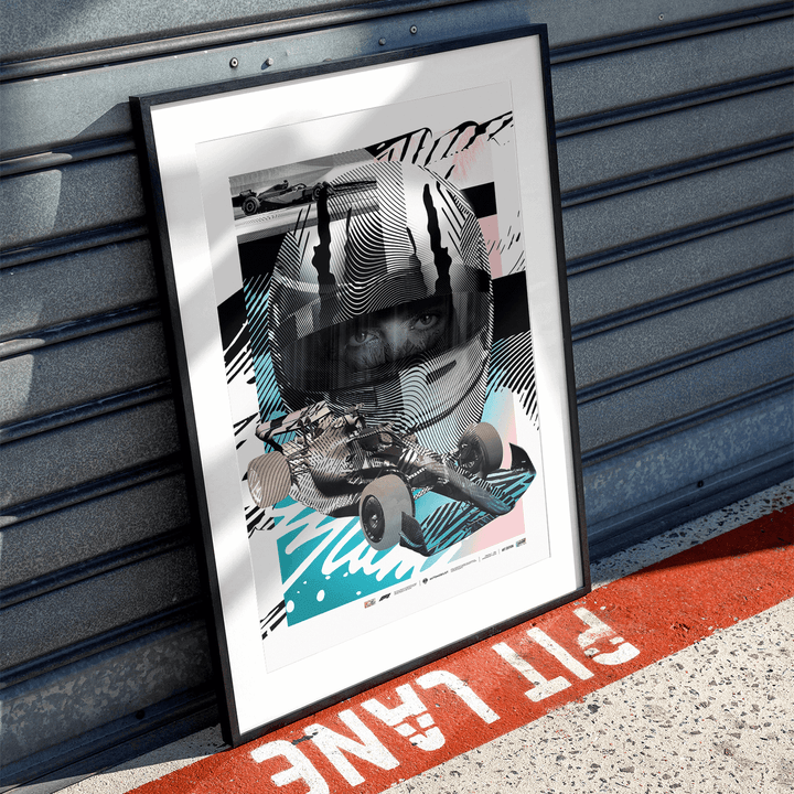 Formula 1® Print Store Artist Series - Miami Edition - 2ALAS Poster - Black Poster