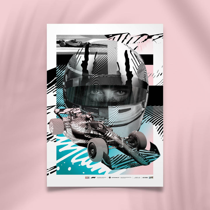 Formula 1® Print Store Artist Series - Miami Edition - 2ALAS Poster - Black Poster