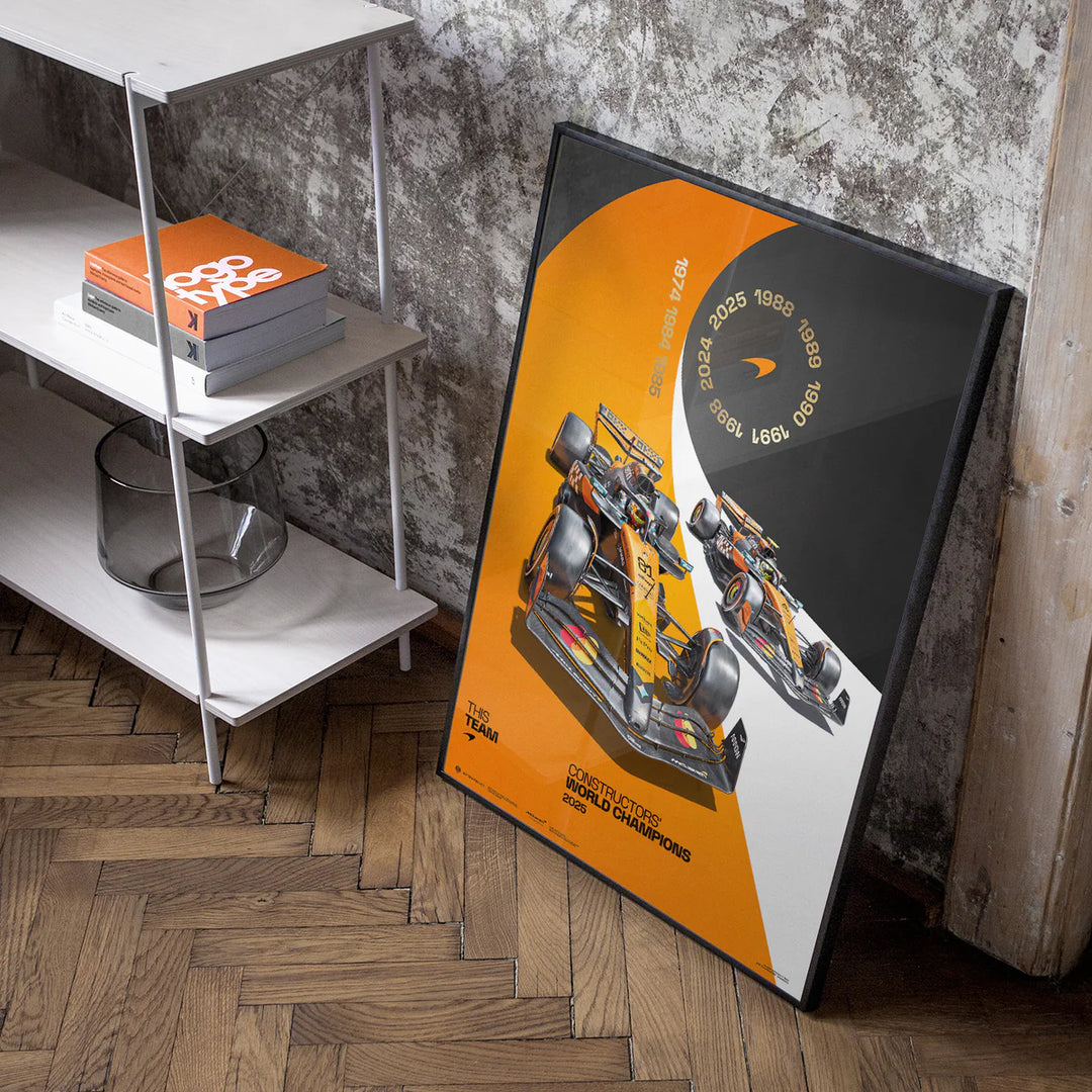 McLaren Formula 1 Team | 2025 Constructors’ World Champions | Automobilist Official Poster