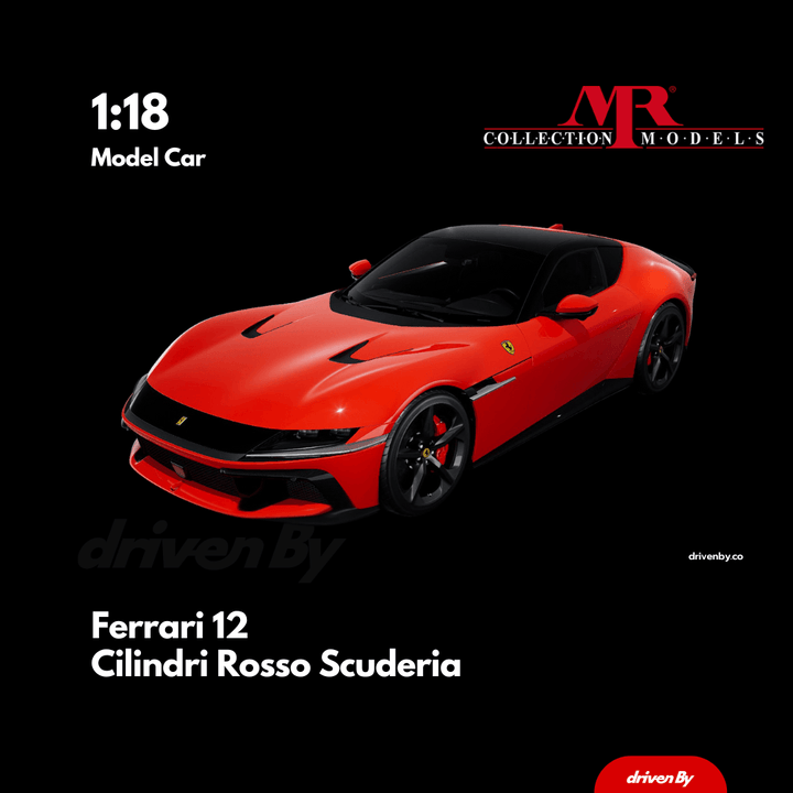 Ferrari 12 Cilindri 1:18 Model Car - MR Collection (7 colours available)