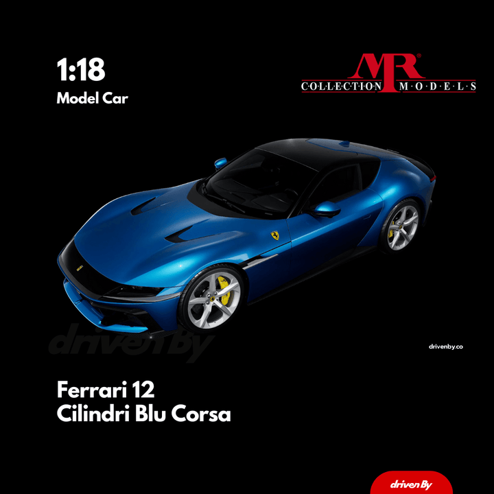 Ferrari 12 Cilindri 1:18 Model Car - MR Collection (7 colours available)