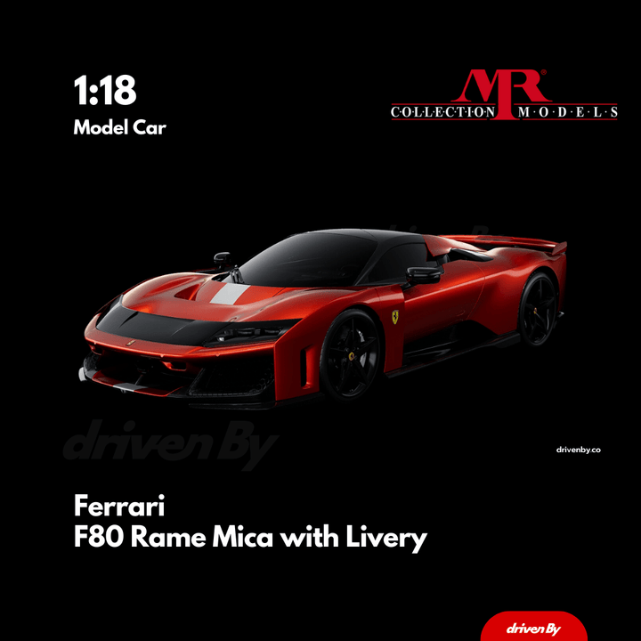 Ferrari F80 1:18 Model Car - MR Collection (7 colours available)