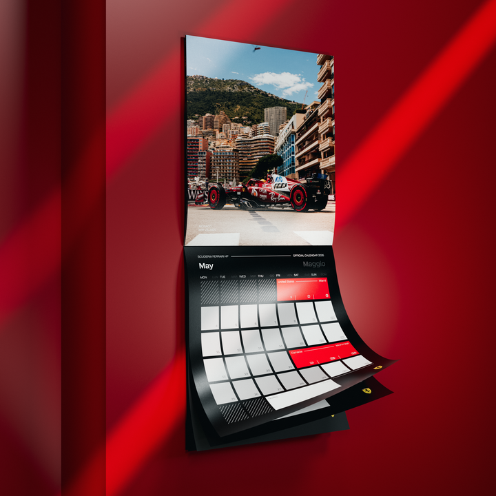 Ferrari Official 2026 Scuderia Ferrari HP Wall Calendar - Automobilist