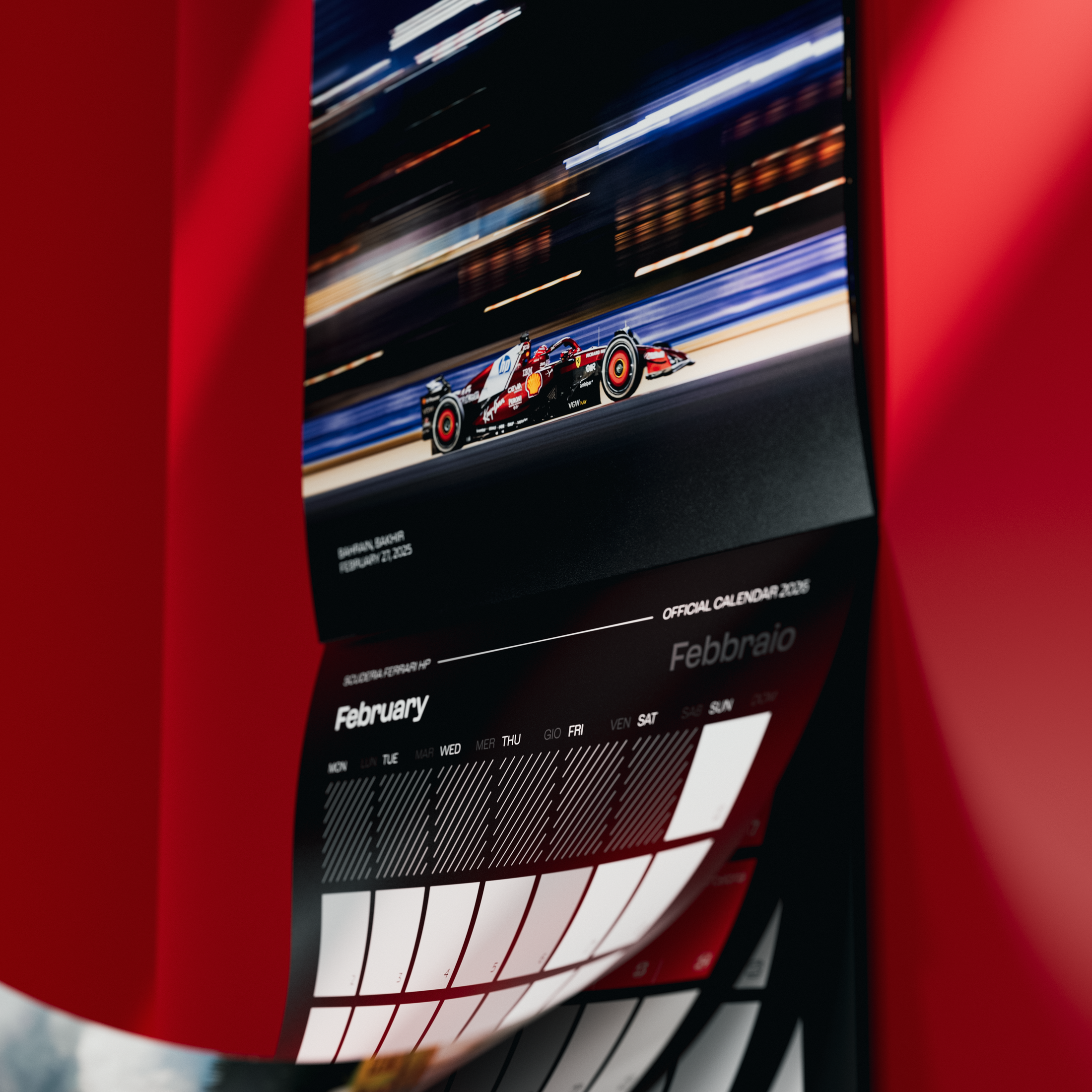 Ferrari Official 2026 Scuderia Ferrari HP Wall Calendar