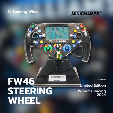 William Racing FW46 Steering Wheel 2024 –  Minichamps Scale 1:1