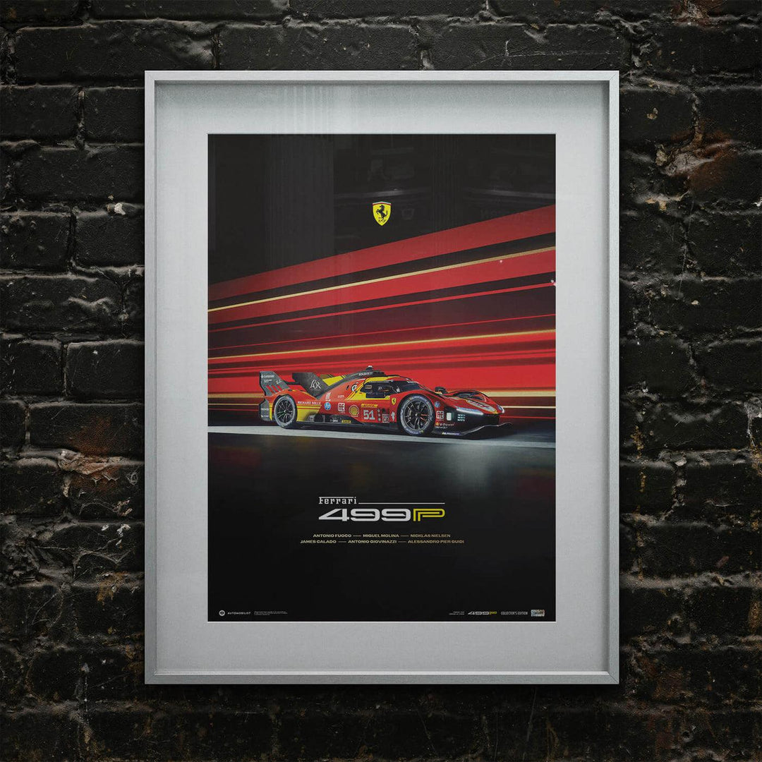 Ferrari - 499P - 24h Le Mans - 2024 Collector’s Edition Poster