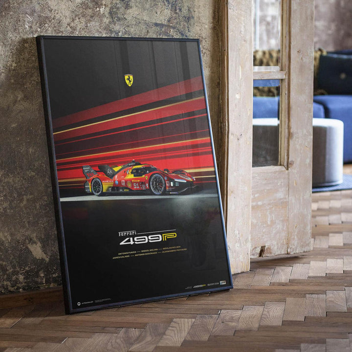 Ferrari - 499P - 24h Le Mans - 2024 Collector’s Edition Poster