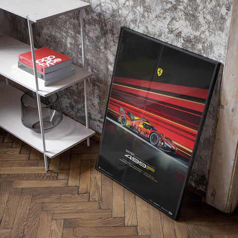 Ferrari - 499P - 24h Le Mans - 2024 Collector’s Edition Poster