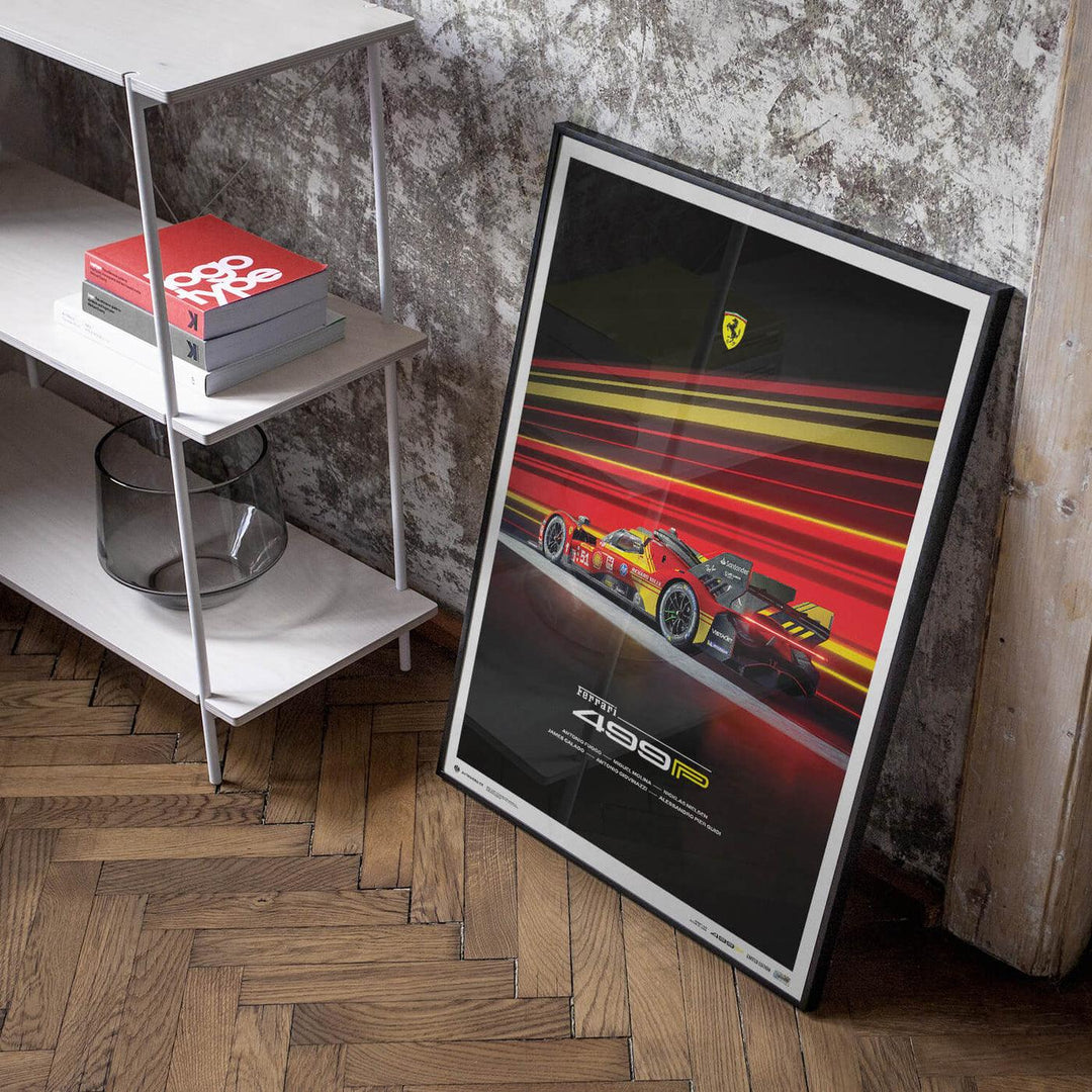 Ferrari - 499P - 24h Le Mans - 2024 Poster