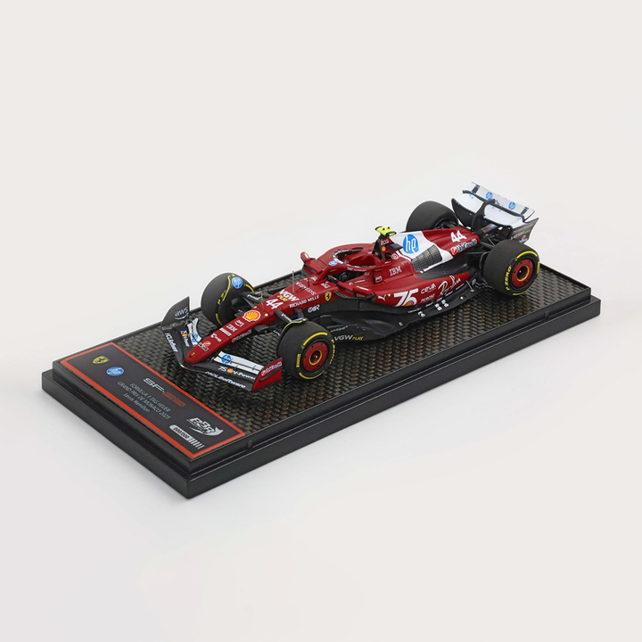 Ferrari SF25 Monaco livery for 75 years with Shell - Lewis Hamilton - BBR Model Car