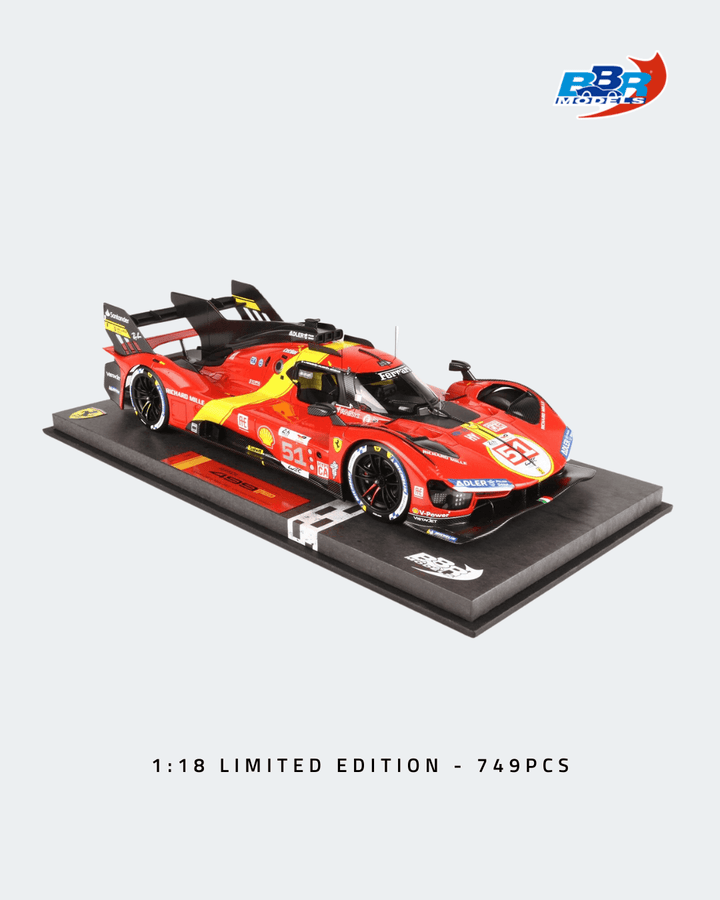 Ferrari Hypercar #51 499P 2023 Le mans 100th anniversary Winner - Ferrari AF Corse - Model Car - BBR