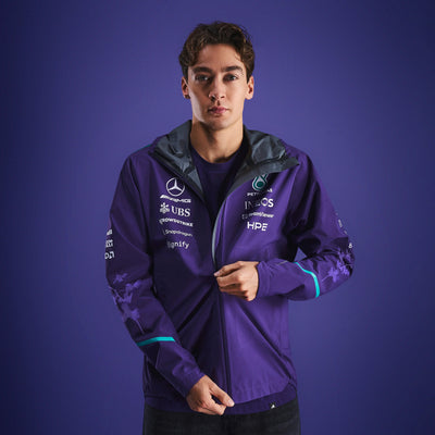 Mercedes-AMG Petronas F1 Team 2026 Vanda Bloom Team Rain Jacket Purple