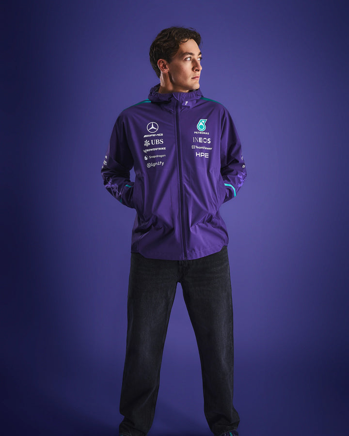 Mercedes-AMG Petronas F1 Team 2026 Vanda Bloom Team Rain Jacket Purple