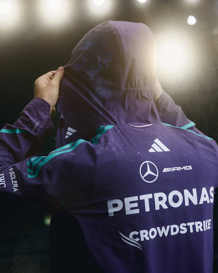 Mercedes-AMG Petronas F1 Team 2026 Vanda Bloom Team Rain Jacket Purple